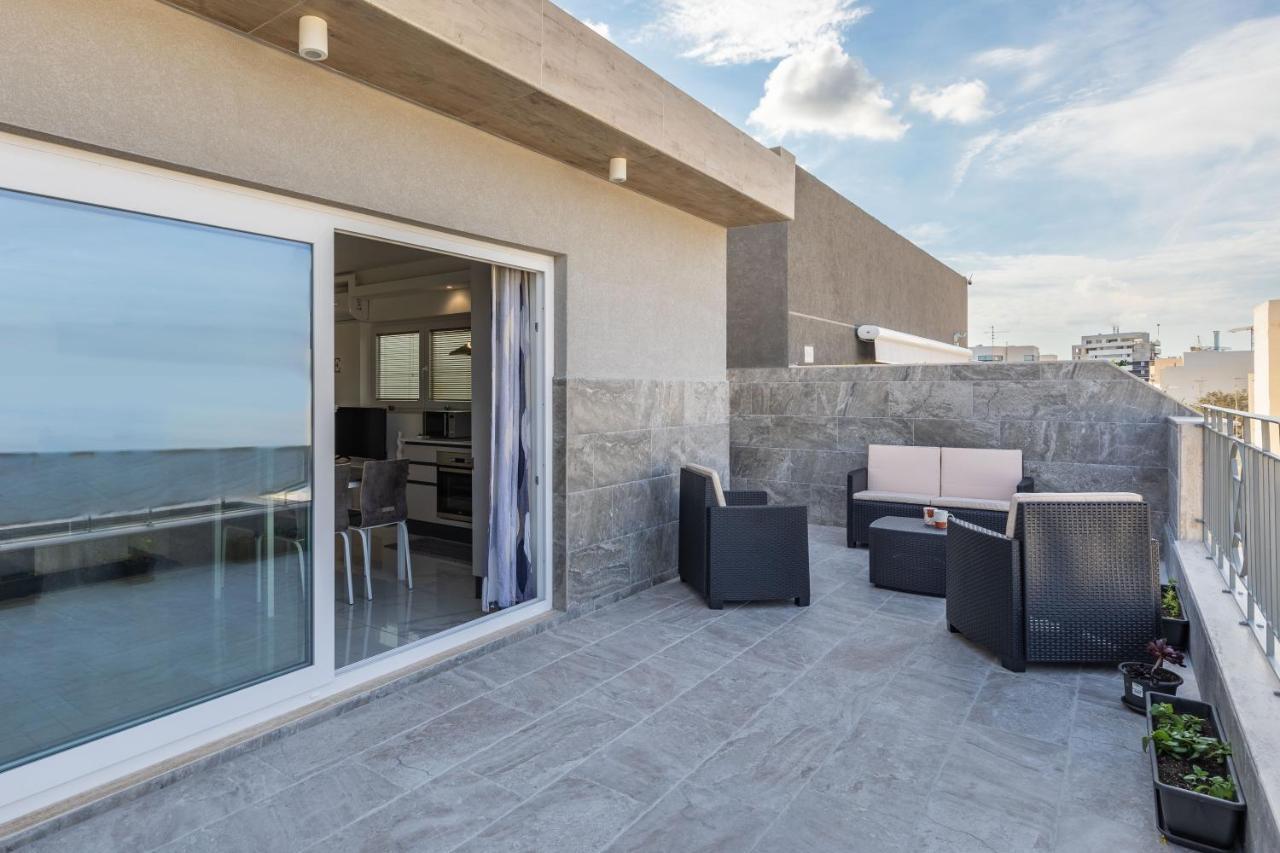 Terrace View- A Charming Two Bedrooms Penthouse Ac-Wifi Msida Exterior photo